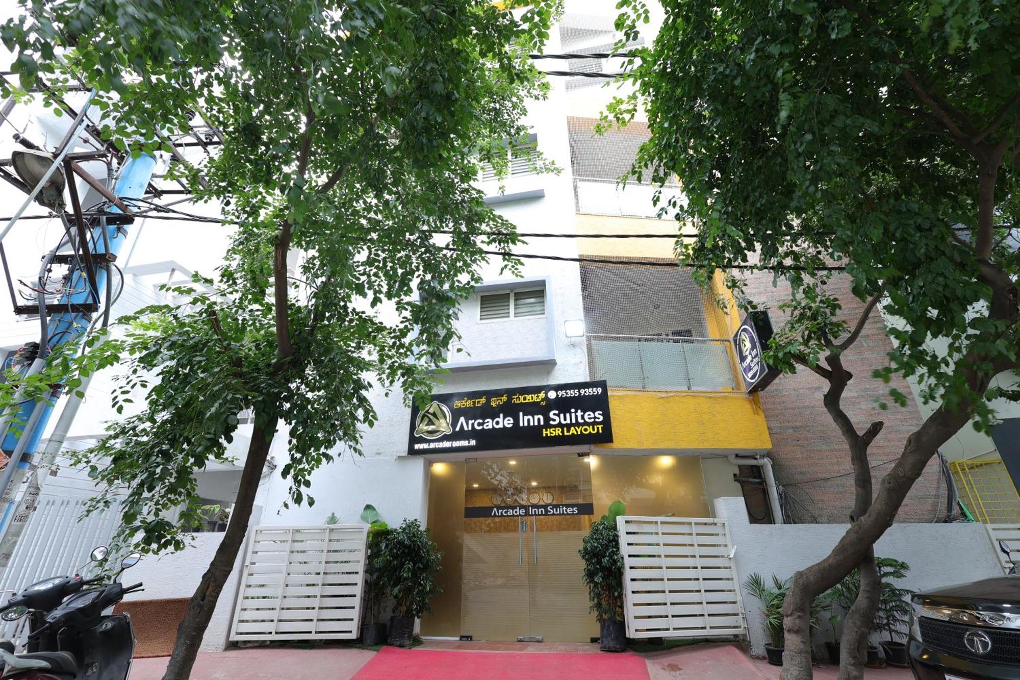 Arcade Inn Suites Bangalore Exterior foto